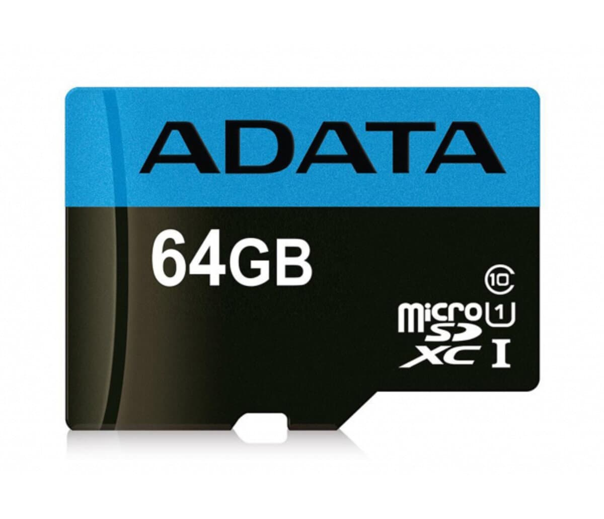 Карта пам'яті A-DATA Premier microSDXC UHS-1 64Gb Class 10 A1 R-100Mb/s Adapter SD (AUSDX64GUICL10A1-RA1)