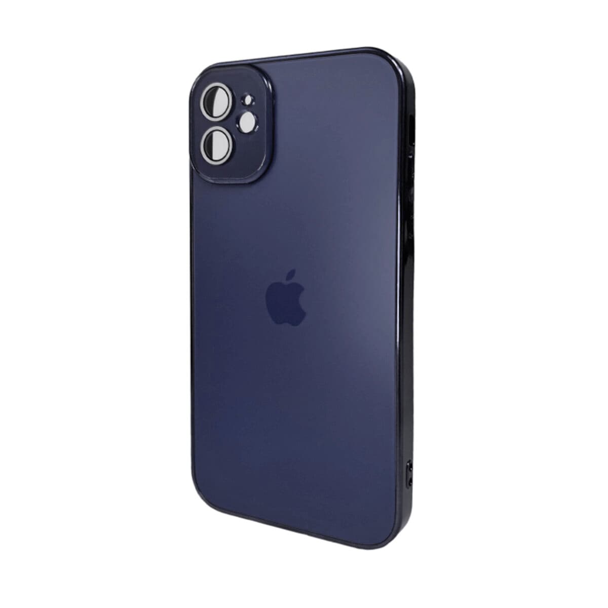 Защитный чехол-накладка AG Glass Sapphire Frame MagSafe Logo для Apple iPhone 12 Deep Purple (AGSappiFRP12Purple)