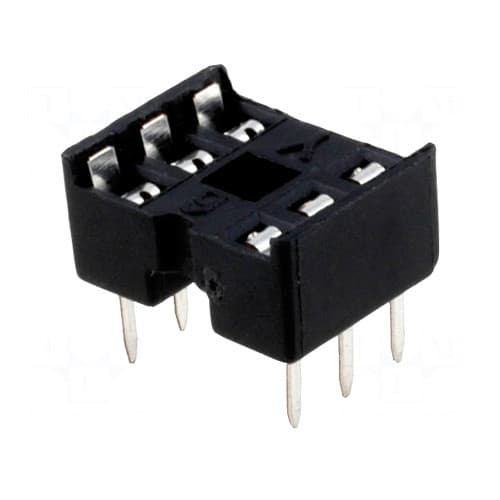 Вузька панель контактів SCS-6 IC DIP 6 10шт Black (312745)