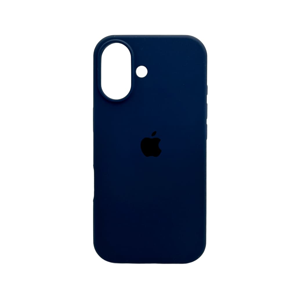 Защитный чехол-накладка Silicone Full Case AA Open Cam для Apple iPhone 17 Dark Blue (FullOpeAAi17-7)
