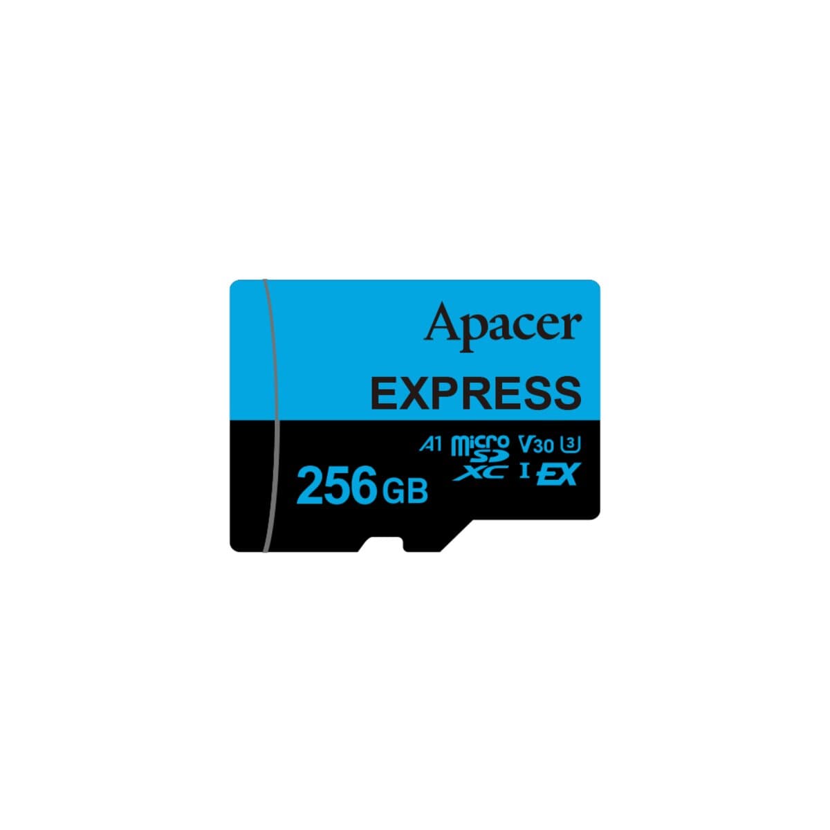 Карта пам'яті Apacer Express 256Gb class 10 microSDXC UHS-1 U3 V30 A1 Read/Write:810/700 MB/sec Compatible with Nintendo Switch 2 (AP256GMCEXG3X17-RA)