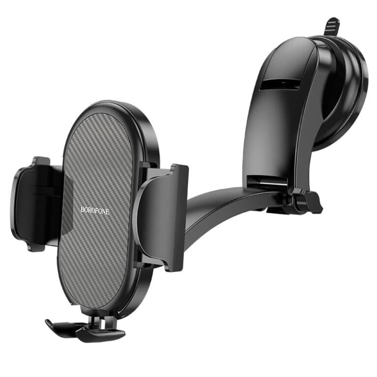 Тримач для телефону автоутримувач BOROFONE BH73 Charm press type center console car holder Black