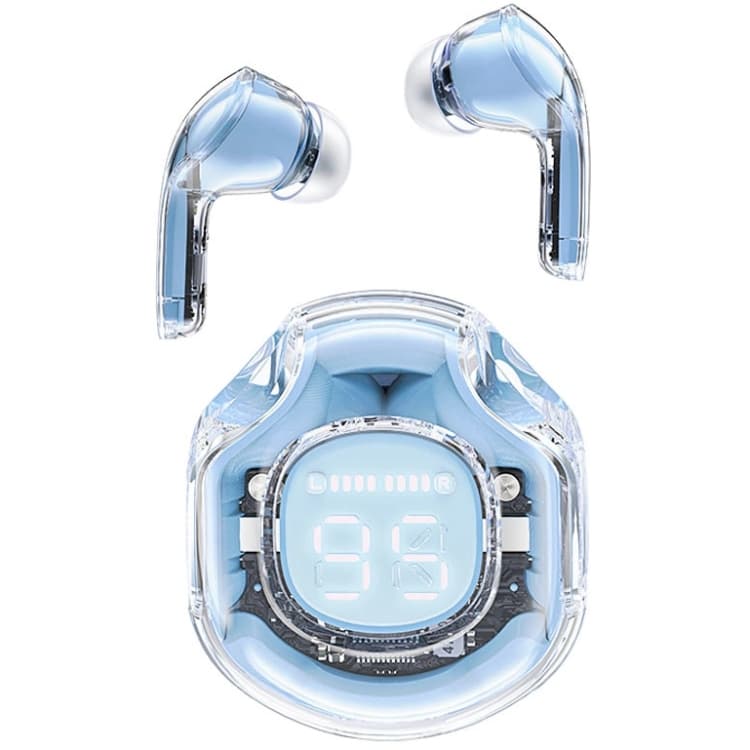 Бездротові навушники TWS Acefast T8 BT5.3 480mAh IPX4 Ice Blue