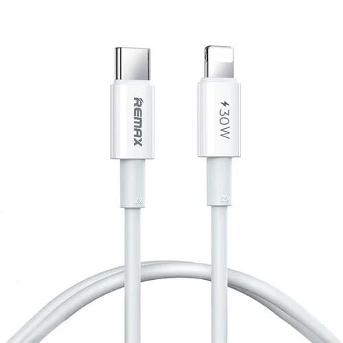 Кабель REMAX Dofon Series RC-C123 30W 3A 2m PD Fast Charging Data Cable Type-C to Lightning White