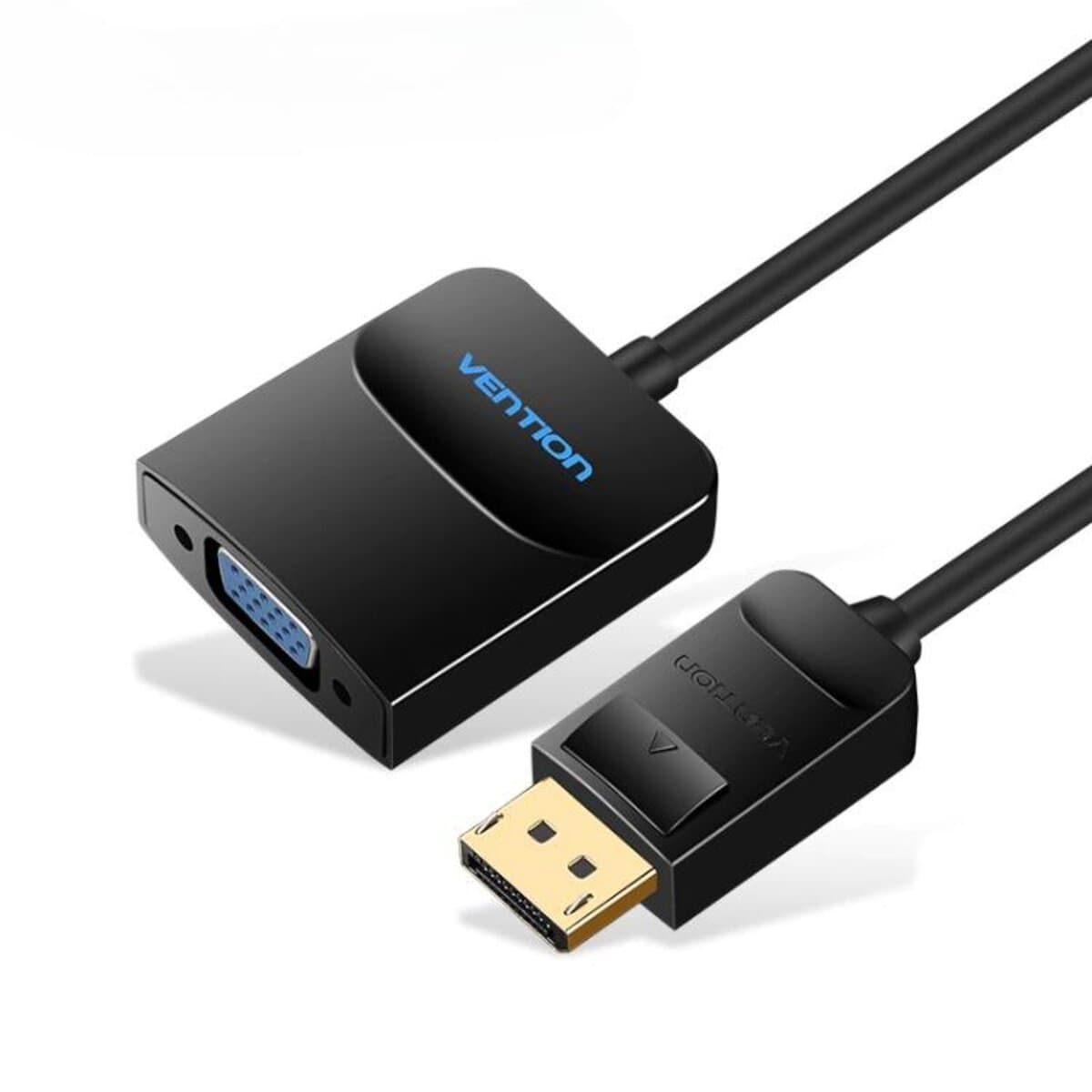 Перехідник Vention DisplayPort to VGA Converter 15см Black (HBFBB)
