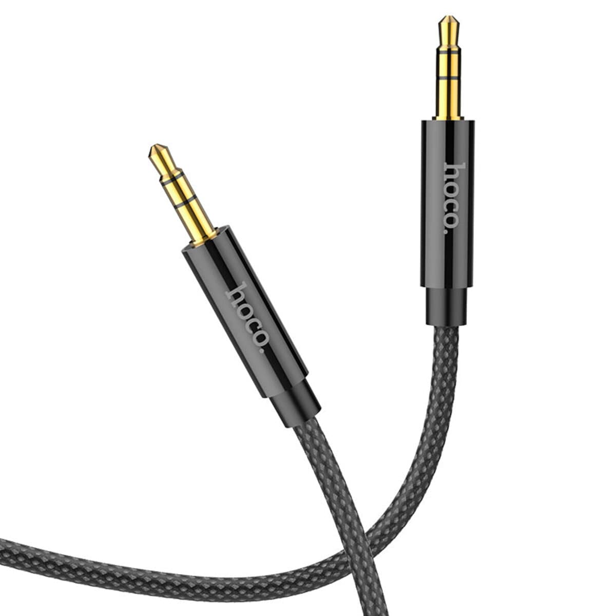 Аудіо кабель HOCO UPA19 AUX 3.5 мм до AUX 3.5 мм audio cable 2м Black
