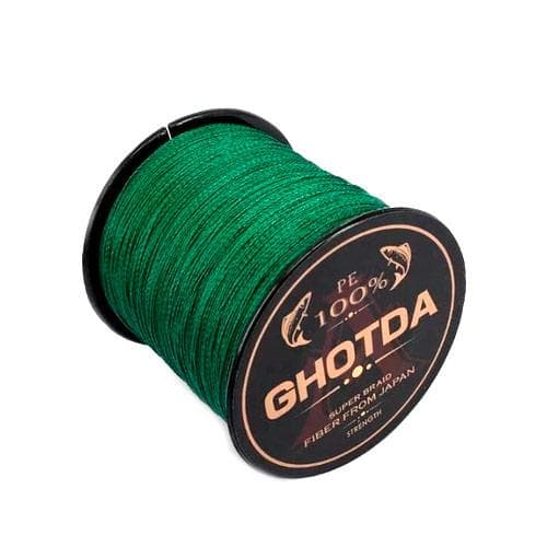 Плетений рибальський шнур GHOTDA 150м 0.23мм 14кг 8 жил Green (318352)
