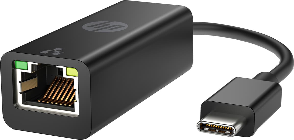 Перехідник HP 4Z527AA USB Type C Ethernet RJ45 Black