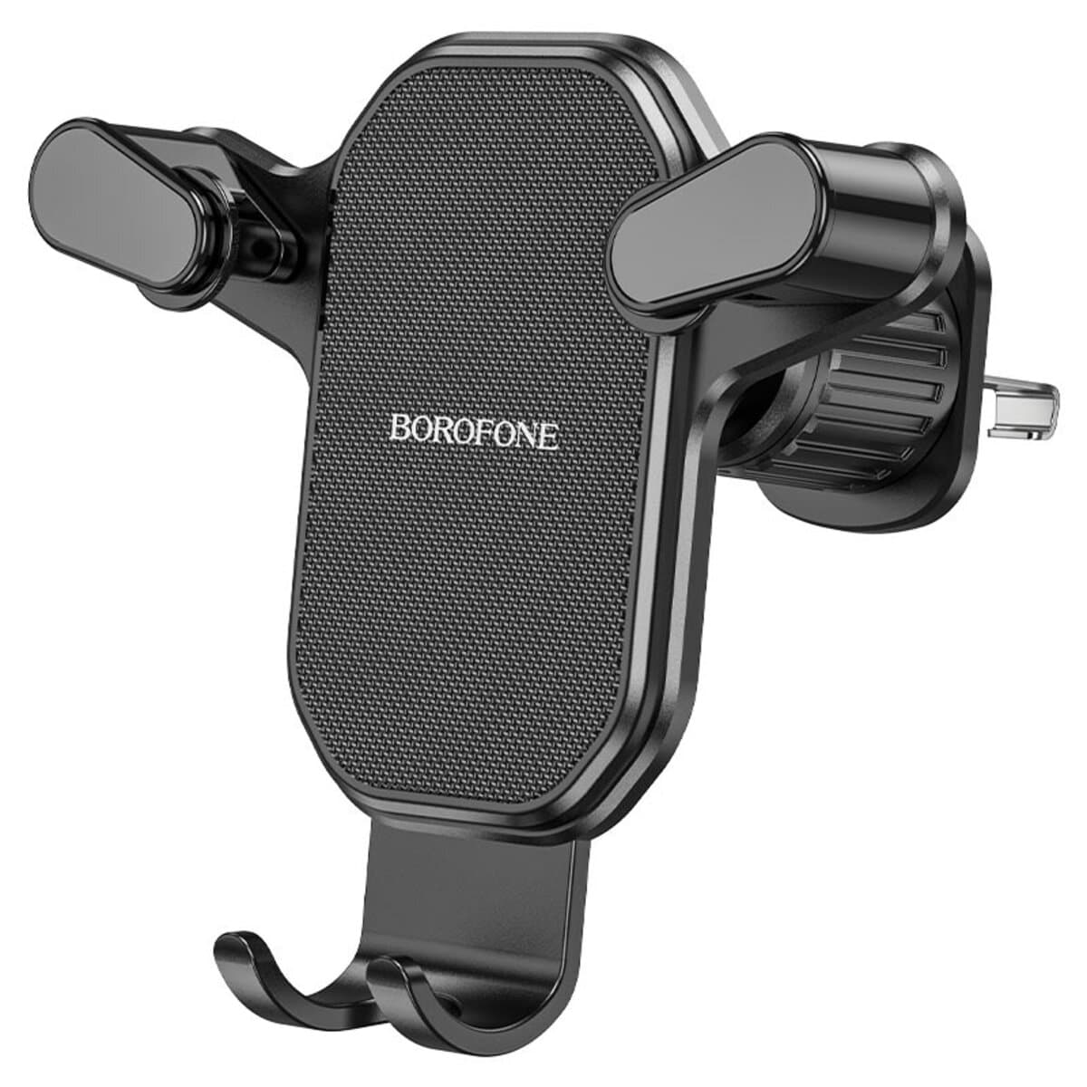 Автомобільний тримач автотримач BOROFONE BH76 Soul hook clip air outlet car holder Black (BH76B)