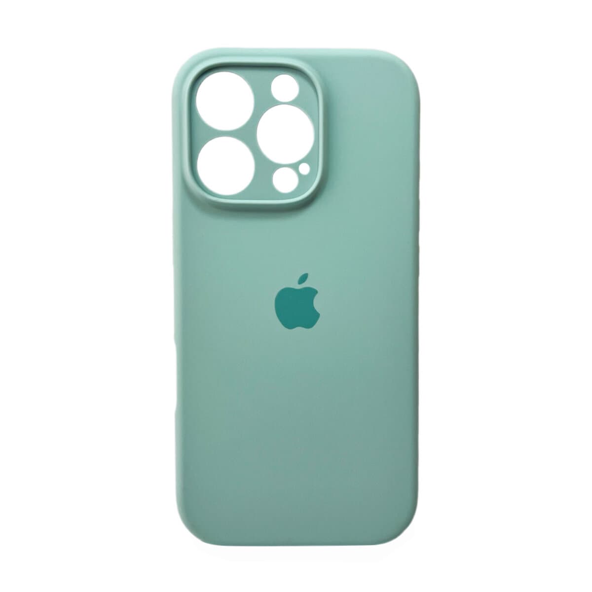 Защитный чехол-накладка Silicone Full Case AA Camera Protect для Apple iPhone 16 Pro Sky Blue (FullAAi16P-48)