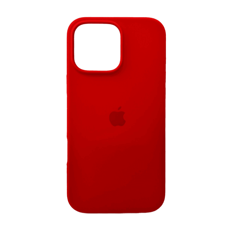 Защитный чехол-накладка Silicone Full Case AA Open Cam для Apple iPhone 16 Pro Red (FullOpeAAi16P-11)