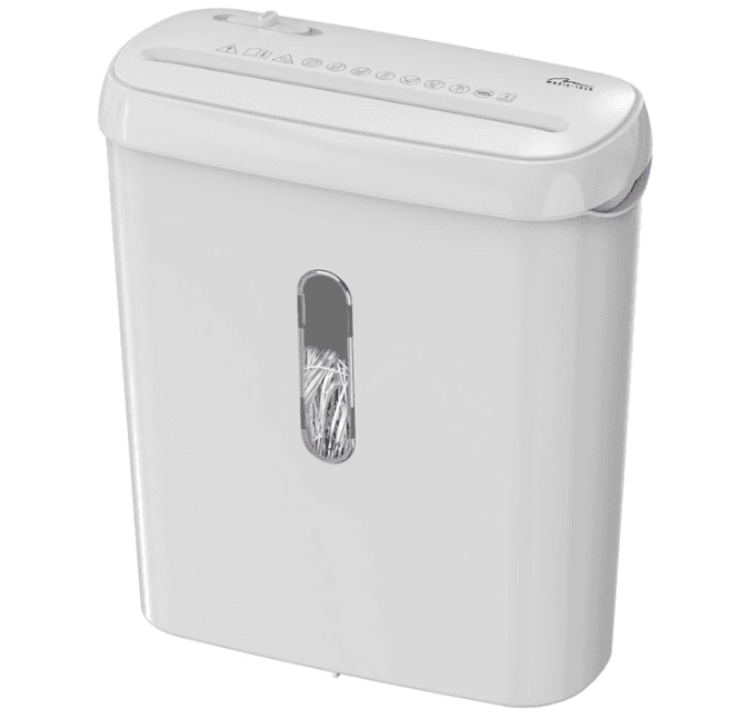 Знищувач документів шредер Media-Tech SHREDDER 8л 4DIN 3.8м/хв White (MT223)