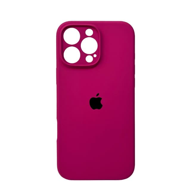 Защитный чехол-накладка Silicone Full Case AA Camera Protect для Apple iPhone 16 Pro Max Dragon Fruit (FullAAi16PM-32)