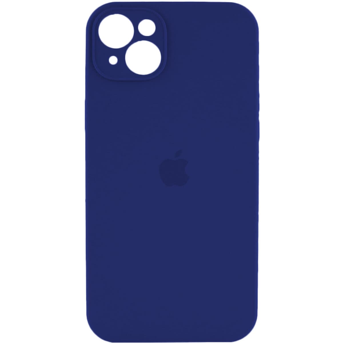 Защитный чехол-накладка Silicone Full Case AA Camera Protect для Apple iPhone 13 Navy Blue (FullAAi13-39)