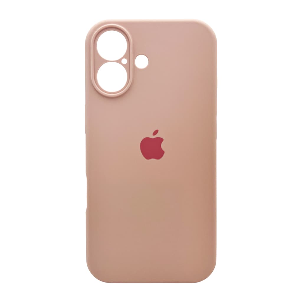 Захисний чохол-накладка Silicone Full Case AA Camera Protect для Apple iPhone 17 Pink Sand (FullAAi17-15)