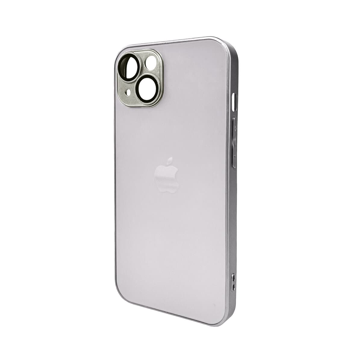 Защитный чехол-накладка AG Glass Matt Frame Color Logo для Apple iPhone 13 Titanium Grey (AGMattFrameiP13Grey)