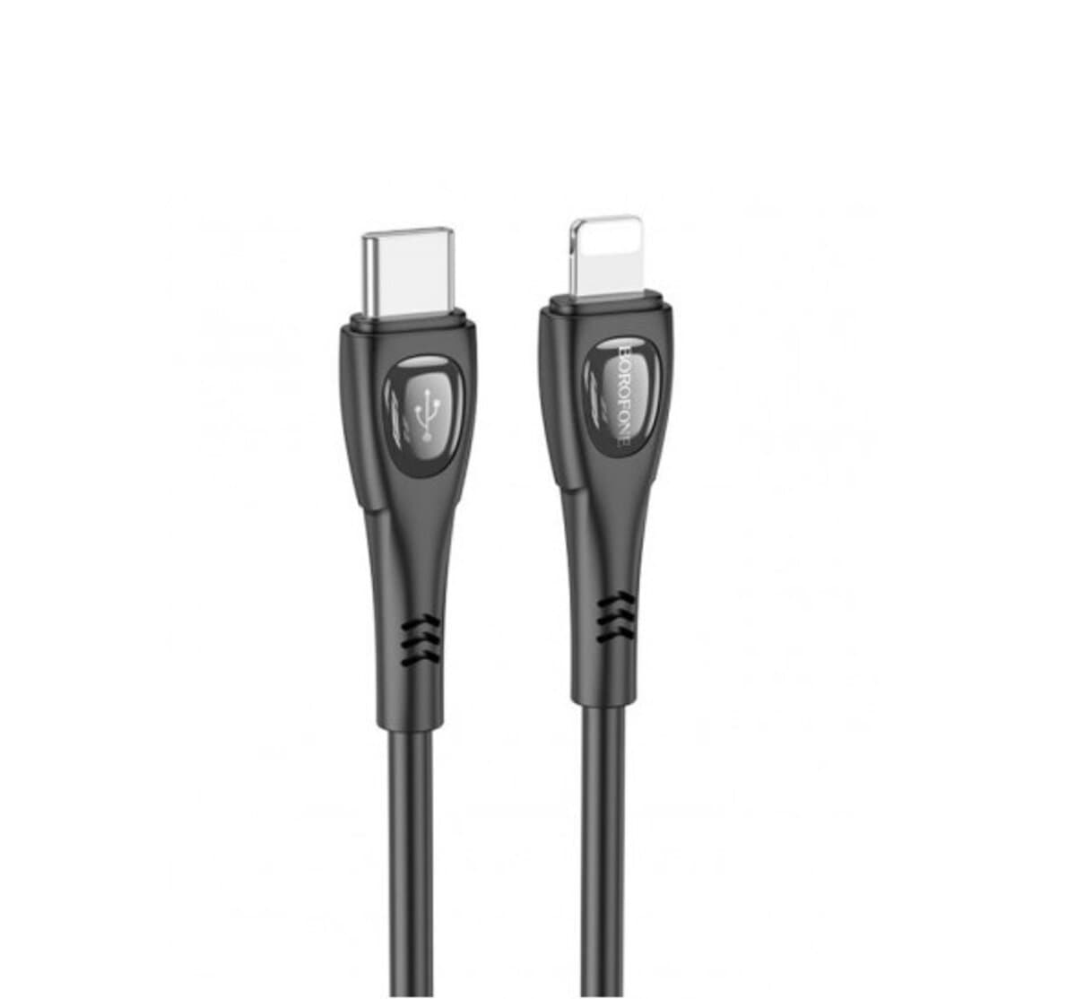 Кабель BOROFONE BX98 Type-C to Lightning Superior PD Charge Data 1м 3A Black (BX98PDLB)
