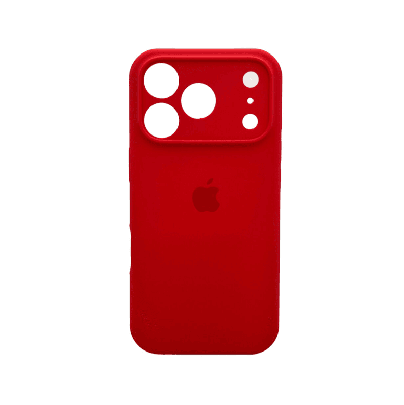 Захисний чохол-накладка Silicone Full Case AA Camera Protect для Apple iPhone 17 Pro Max Berry Red (FullAAi17PM-43)