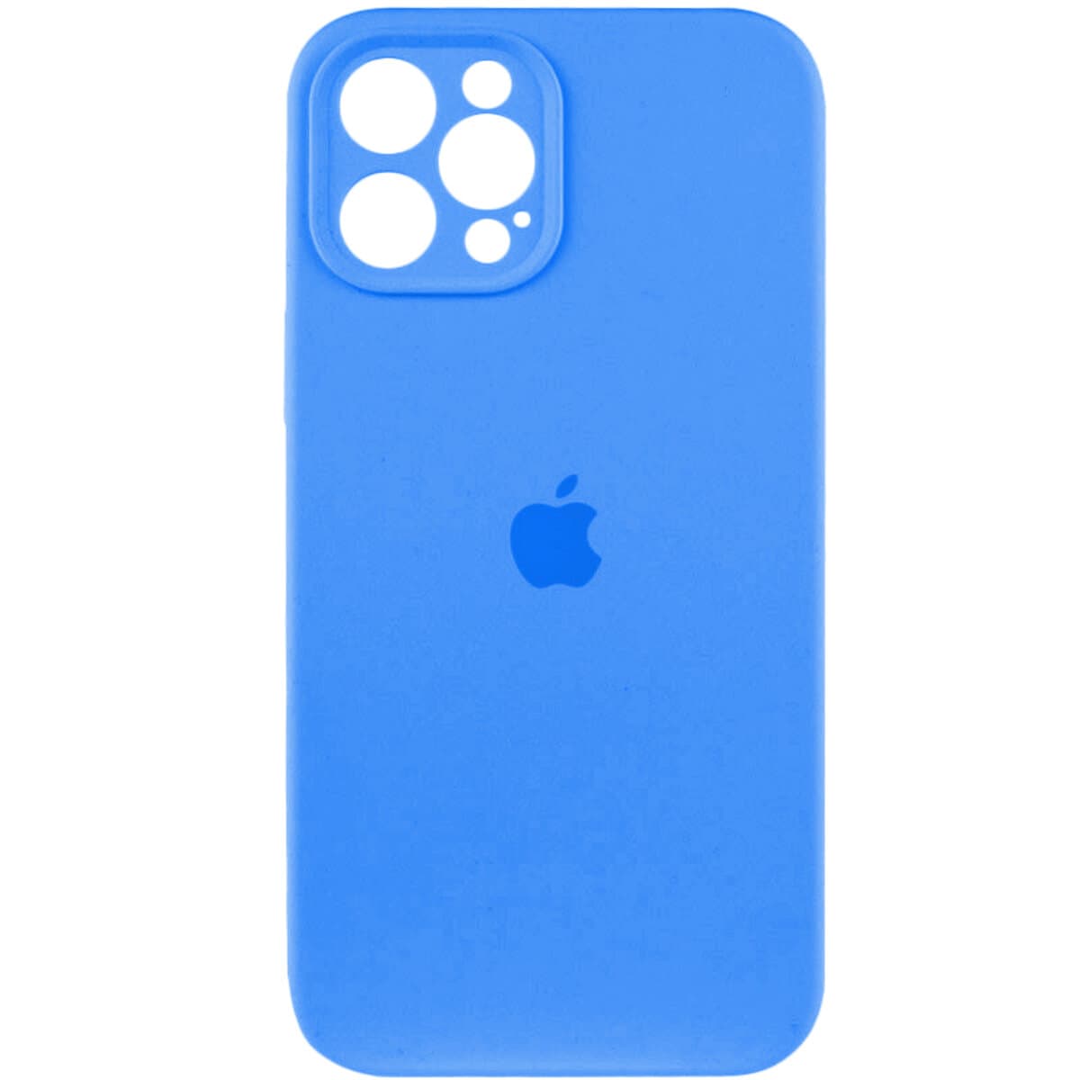 Захисний чохол-накладка Silicone Full Case AA Camera Protect для Apple iPhone 12 Pro Max Surf Blue (FullAAi12PM-38)