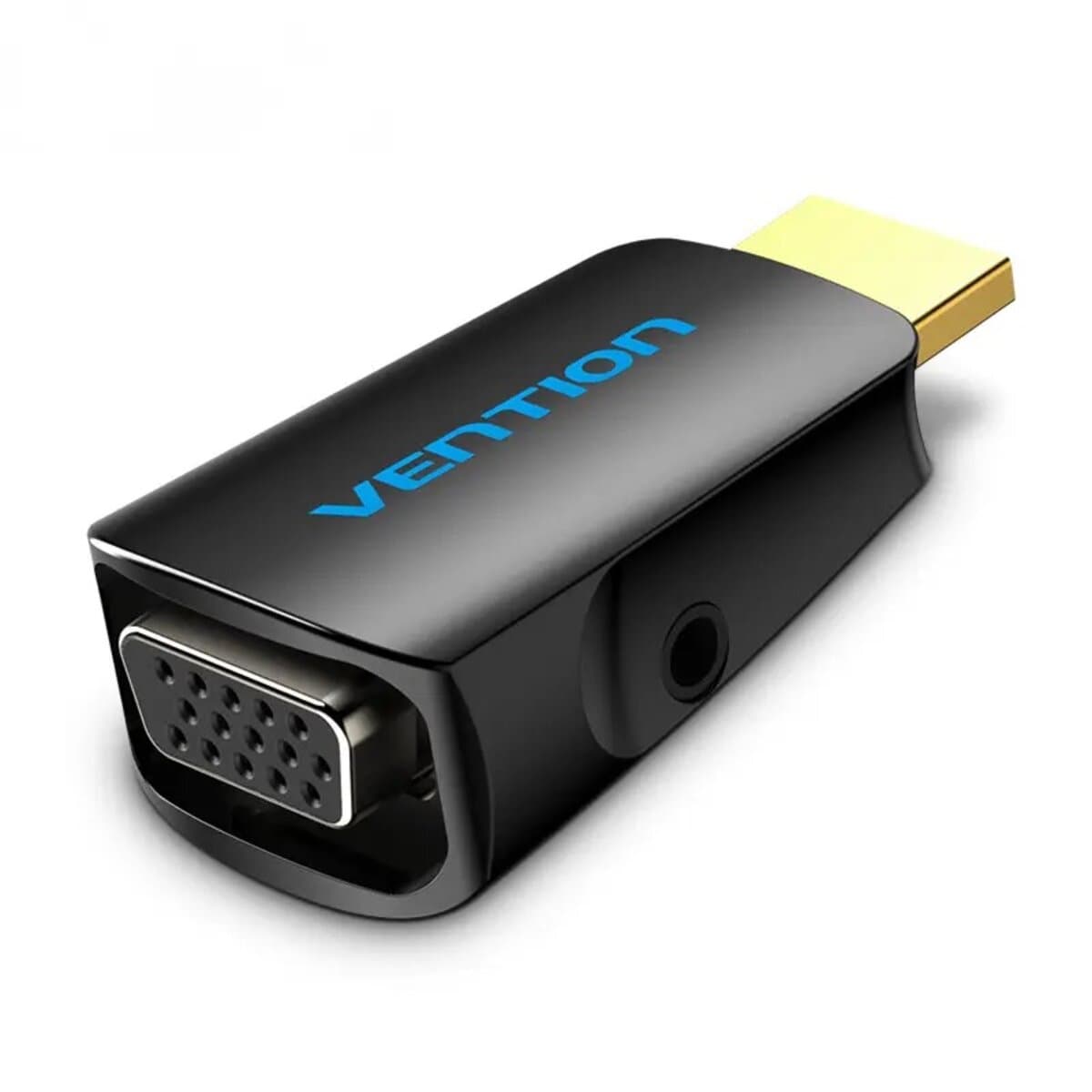 Переходник Vention HDMI to VGA Converter 1080P with 3.5mm Audio Black (AIDB0)