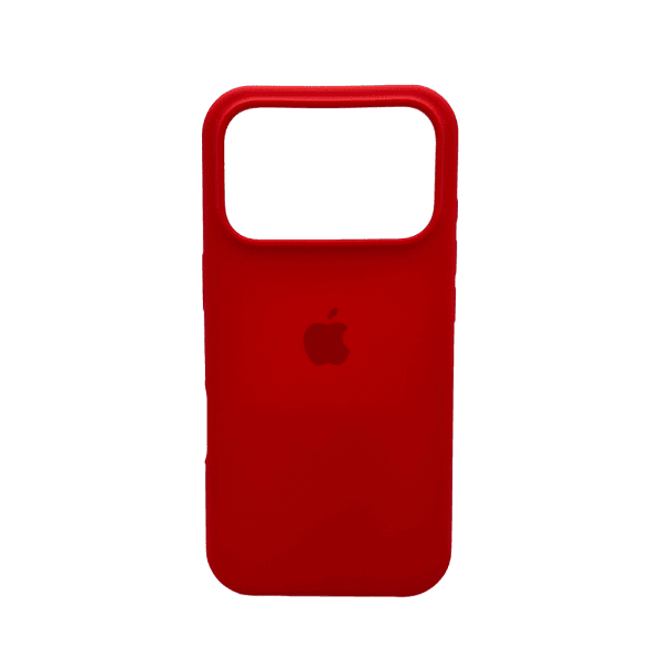 Захисний чохол-накладка Silicone Full Case AA Open Cam для Apple iPhone 17 Pro Red (FullOpeAAi17P-20)