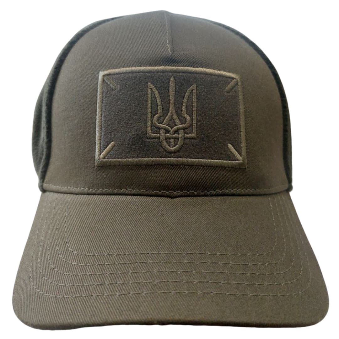 Флисовая зимняя кепка с гербом Ranger One Size Olive (RA8947)
