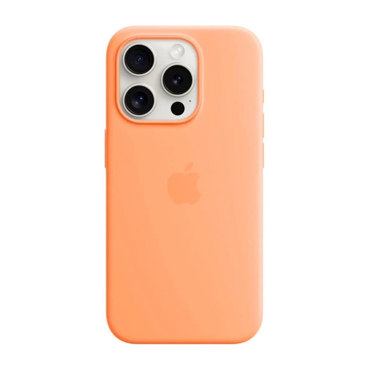 Защитный чехол-накладка Silicone Full Case AAA MagSafe IC для iPhone 15 Pro Max Orange (Orig15PMOrange)