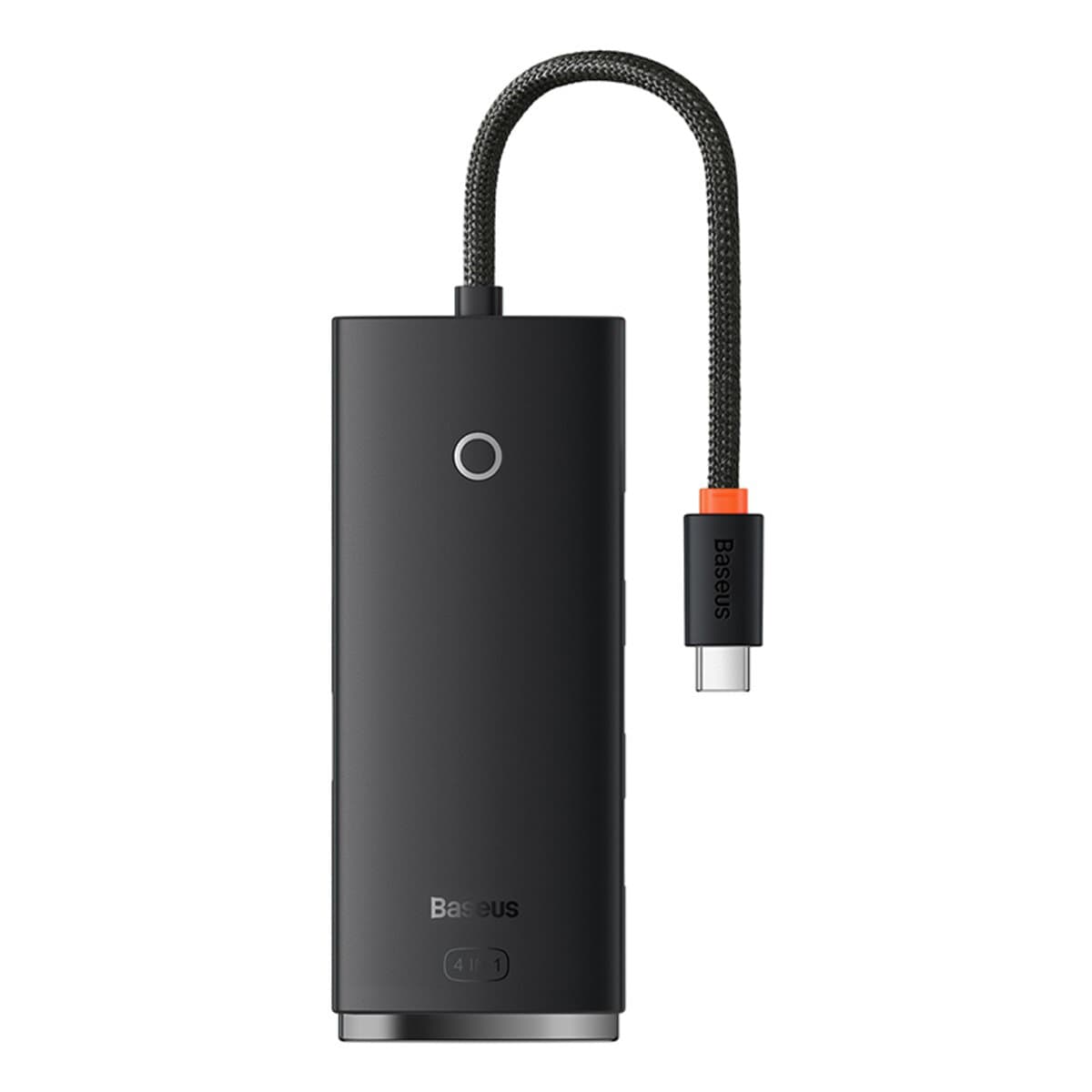 USB-хаб Baseus Lite Series 4-Port Type-C HUB Adapter Type-C to 4xUSB 3.0 25см Black (WKQX030301)