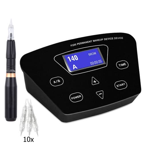 Апарат для перманентного макіяжу татуажу Biomaser P300 машинка HP-100 Black (315711)