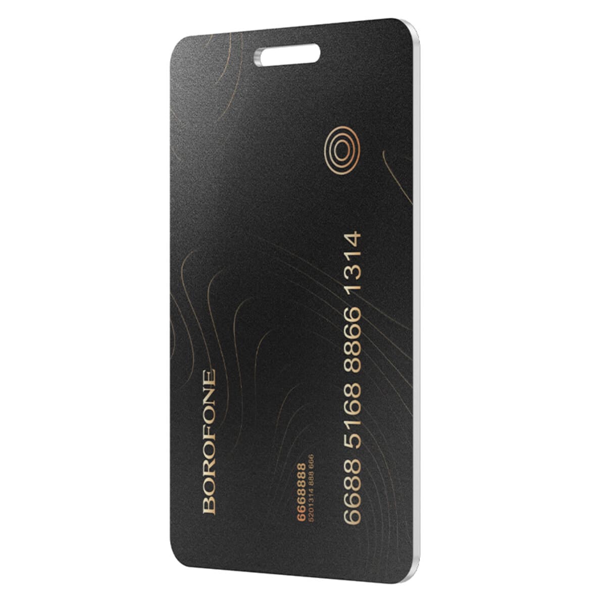 Трекер BOROFONE BC102 Search card type intelligent positioning anti-lost device 110mAh Black