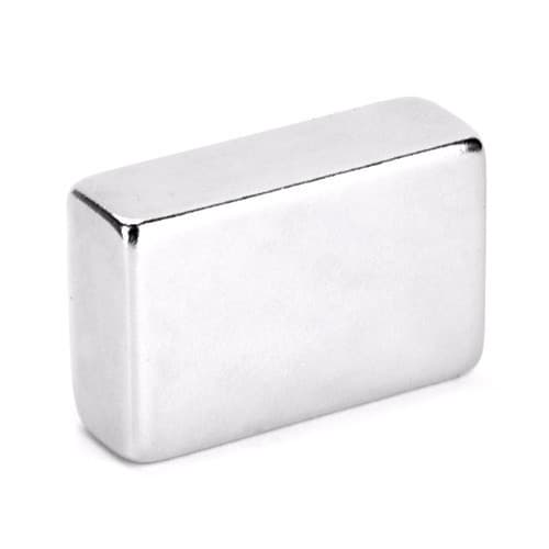 Сильний прямокутний неодимовий магніт 30x20x10мм N35 Silver (288077)