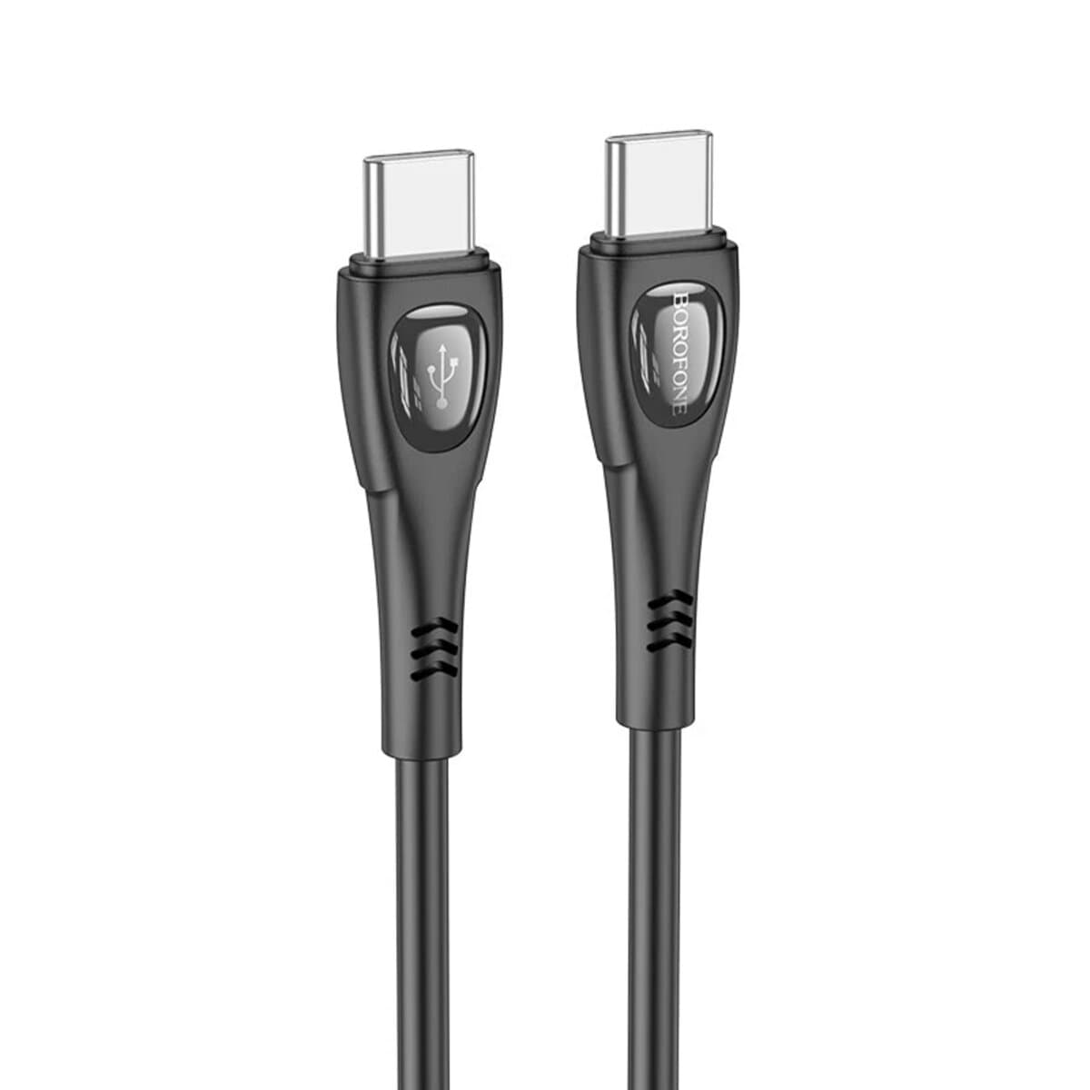 Кабель BOROFONE BX98 Type-C to Type-C Superior 60W charging data cable 1м 3А Black (BX98CCB)