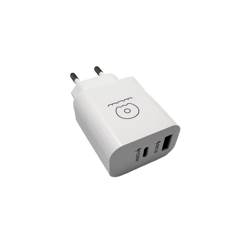 Зарядний пристрій WUW C172 20W PD Type-C + USB QC3.0 18W White (c172B)