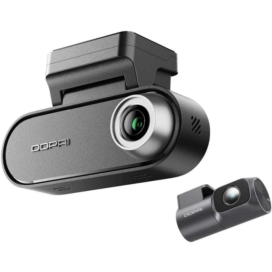 Автомобільний відеореєстратор DDPAI Dashcam N5 2026 + камера заднього виду 3840x2160 Black