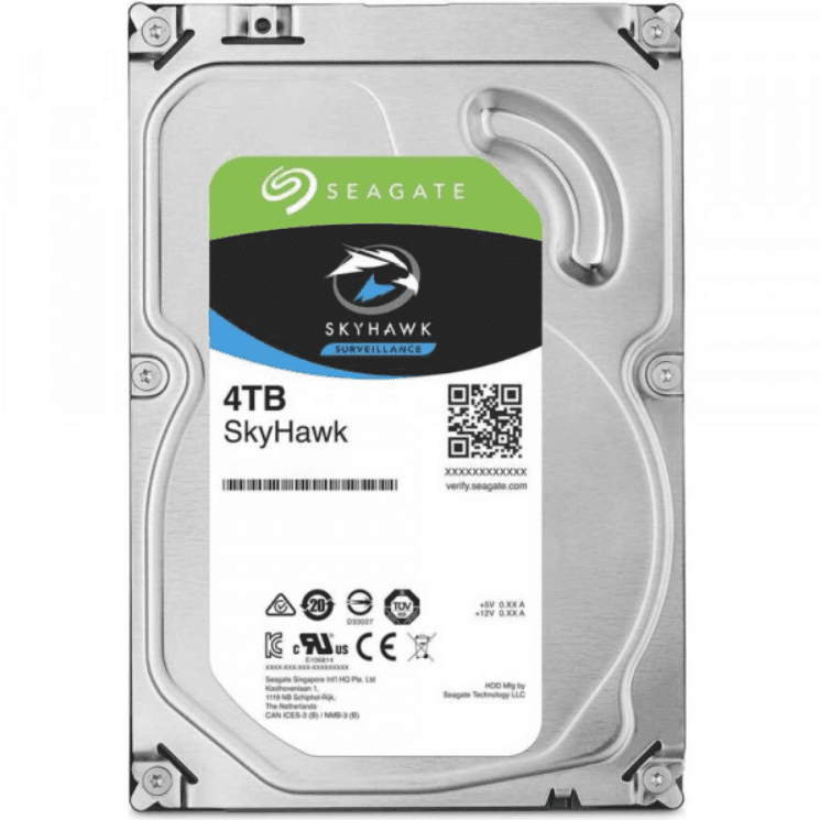 Жорсткий диск HDD Seagate SkyHawk 4000Gb 256M SATA III (ST4000VX016)