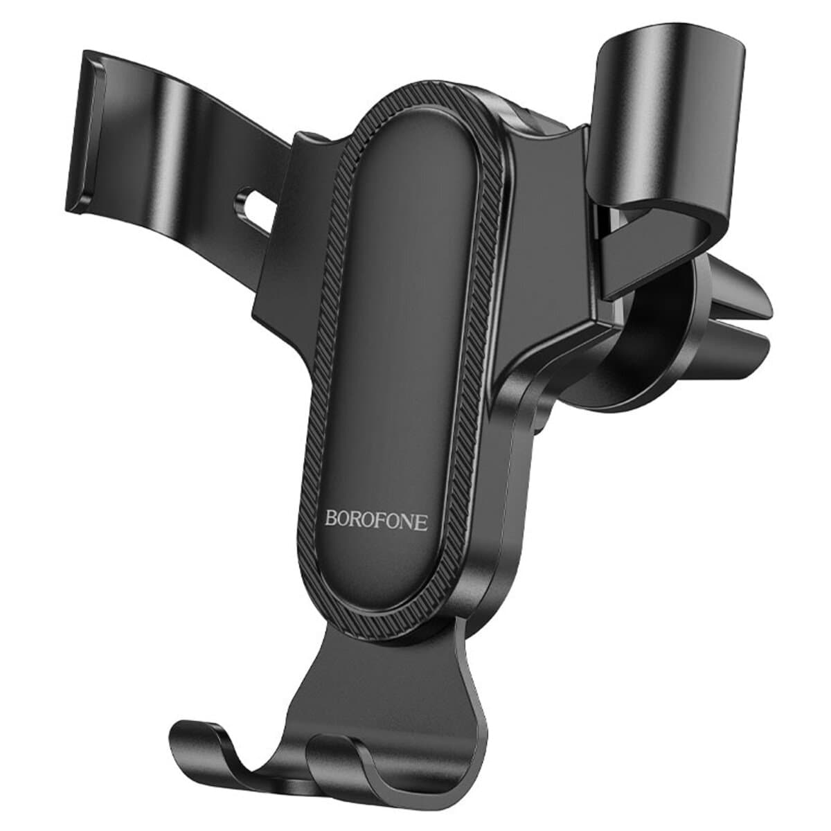 Тримач для телефону автоутримувач BOROFONE BH74 Rock Air outlet gravity car holder Black (BH74B)