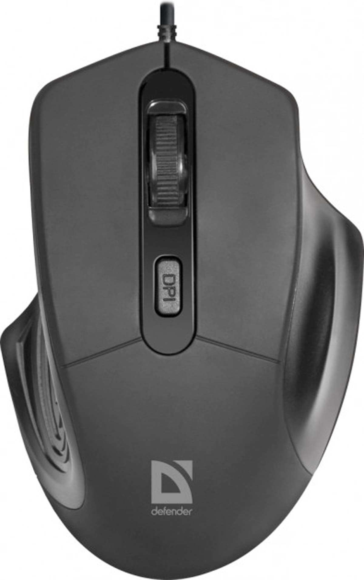 Дротова мишка Defender Datum MB-347 USB 4кн 1600dpi Black (52347)