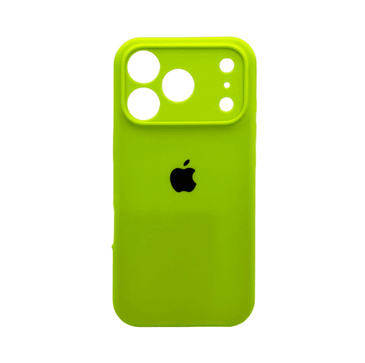 Захисний чохол-накладка Silicone Full Case AA Camera Protect для Apple iPhone 17 Pro Shiny Green (FullAAi17P-24)