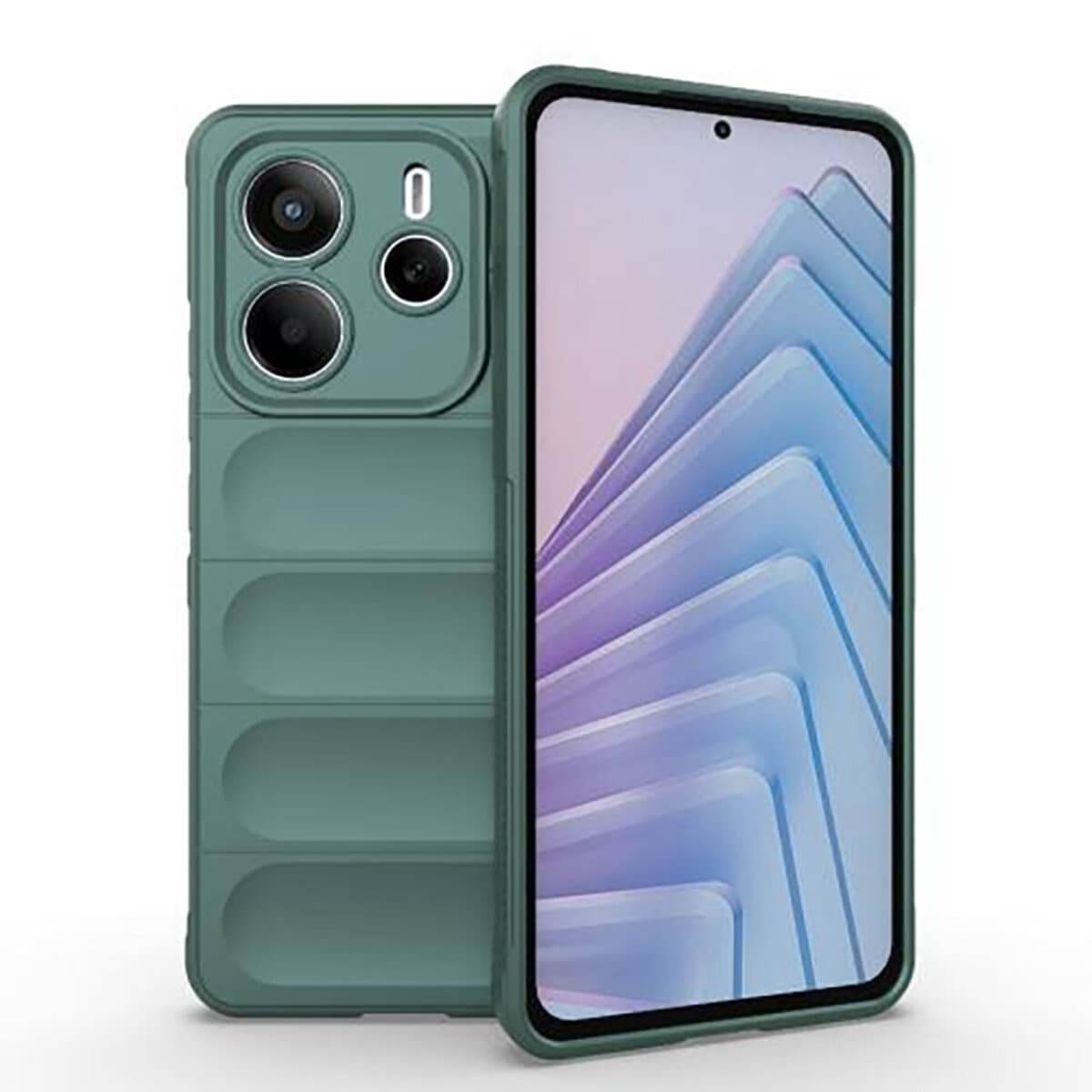 Захисний чохол-накладка Cosmic Magic Shield для Xiaomi Redmi Note 14 4G EU Dark Green (MagicShXiNo14EUGreen)