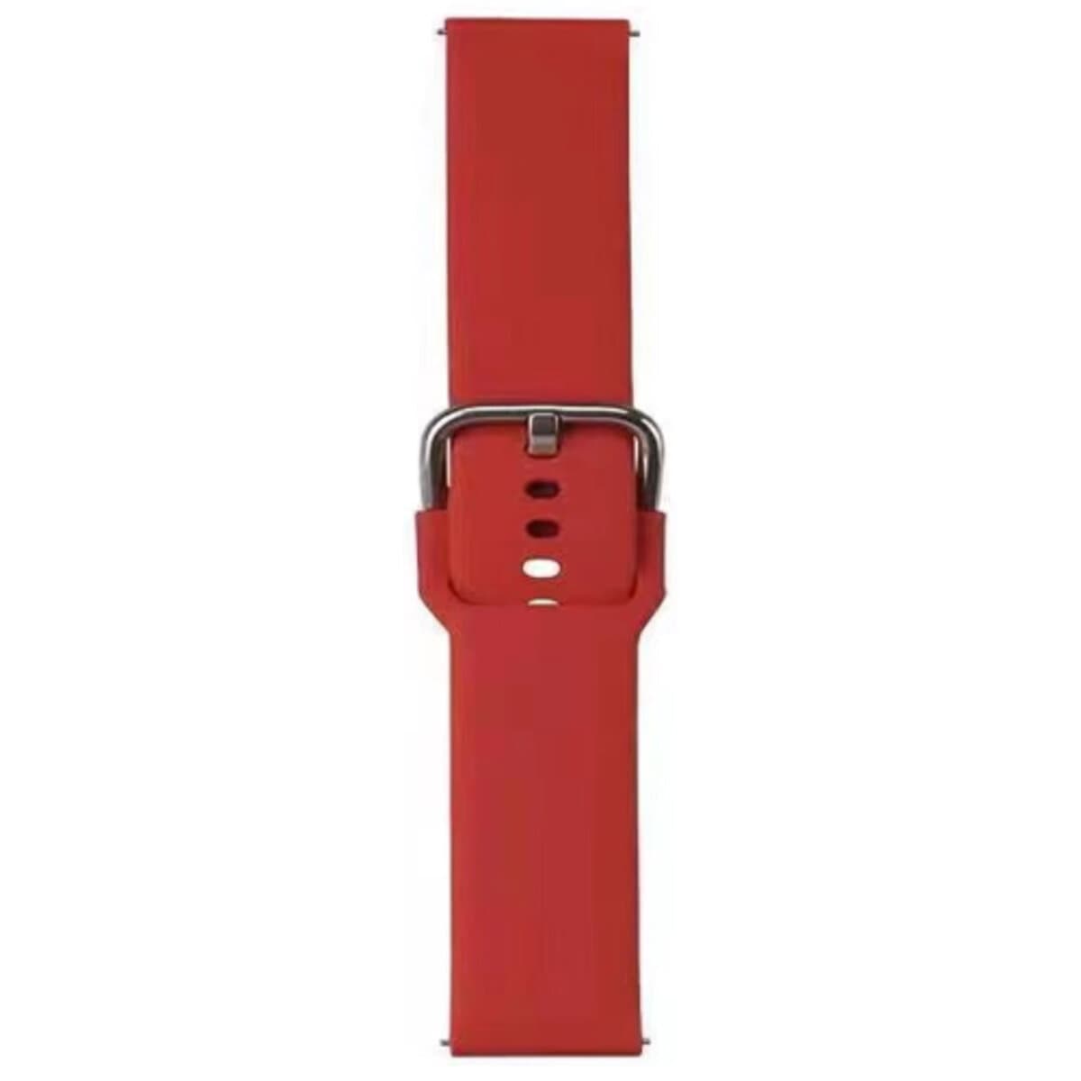 Ремешок для смарт-часов Universal Buckle Solid 22mm Red (Buckle22-Red)
