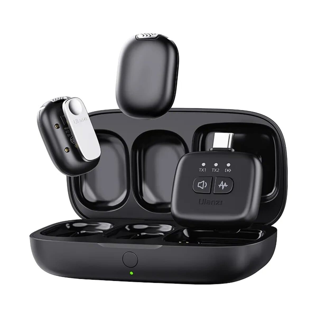 Комплект беспроводных петличных микрофонов Ulanzi Vijim A30 Tiny Microphone 100mAh Black (A014GBB2 A30)