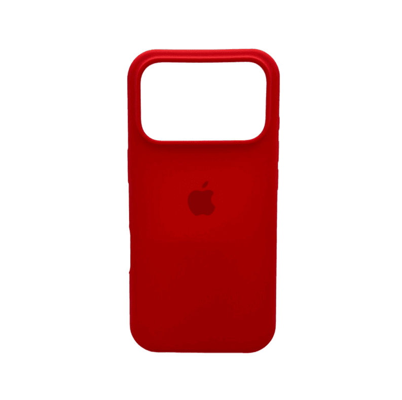 Захисний чохол-накладка Silicone Full Case AA Open Cam для Apple iPhone 17 Pro Max Red (FullOpeAAi17PM-20)