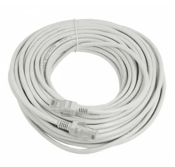Патч-корд RJ45 мережевий кабель UTP CAT5e 8P8C LAN 17м White (424577)