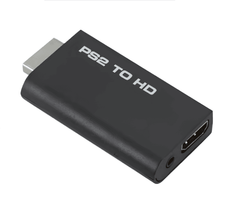 Конвертер адаптер для Sony PlayStation 2 на HDMI відео/аудіо перехідник Black (313138)