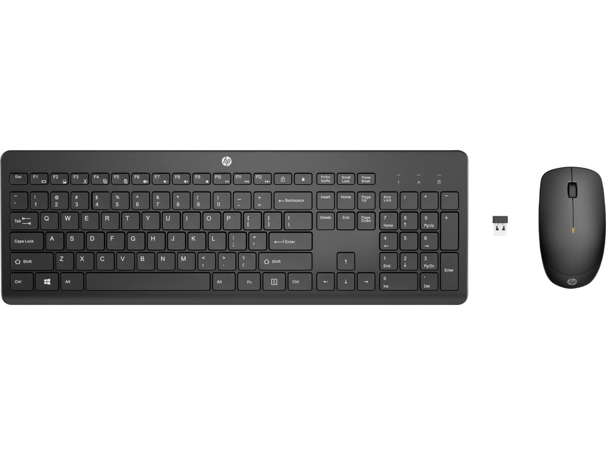 Комплект беспроводной клавиатуры и мышки HP 235 Combo UKR Black (1Y4D0AA)
