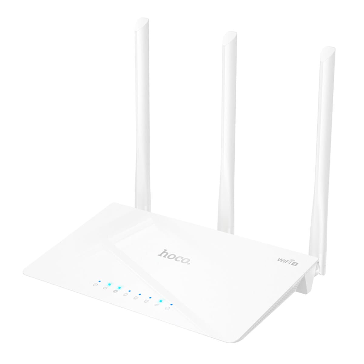 Маршрутизатор роутер HOCO HI30 WiFi4 wireless router EU 2.4GHz White