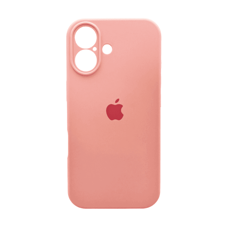 Защитный чехол-накладка Silicone Full Case AA Camera Protect для Apple iPhone 17 Pink (FullAAi17-41)