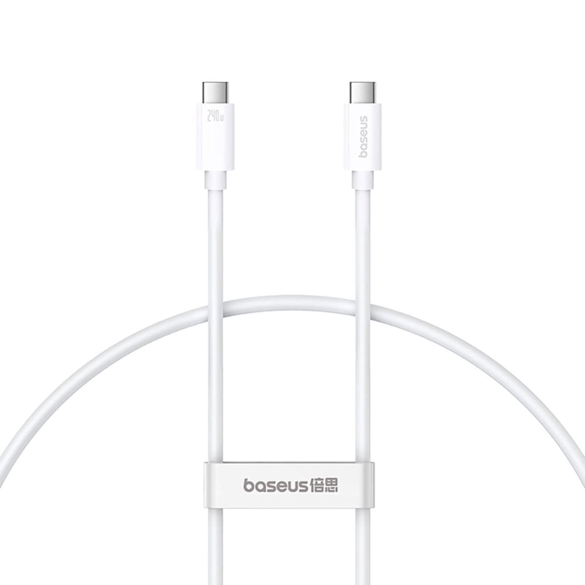 Кабель Baseus Superior 2 USB4 Full-Function Fast Charging Cable Type-C to Type-C 240W 1.8м White (P10365200211-05)