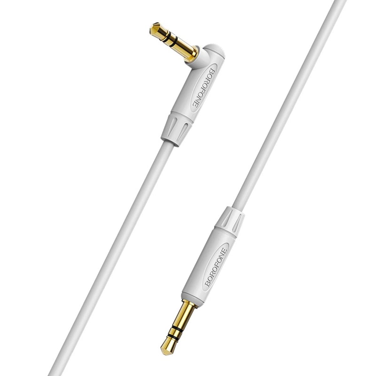 Аудіо-кабель BOROFONE BL4 audio AUX 3.5mm to AUX 3.5mm cable 2m Grey (BL4G2)