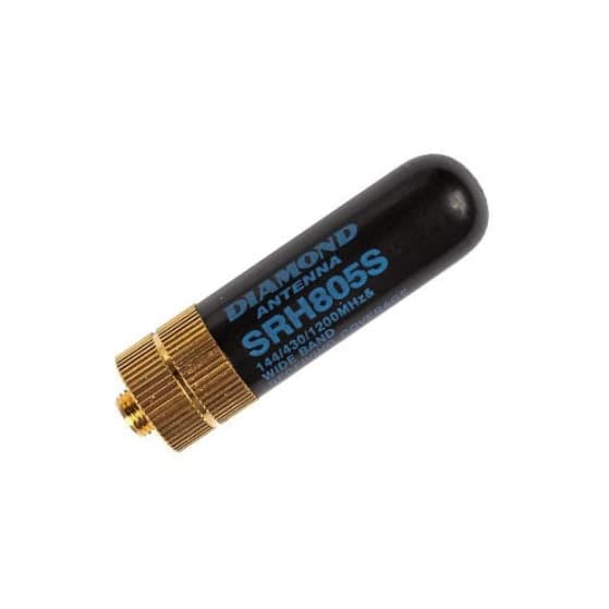 Тридіапазонна антена 144/430/1200МГц для рацій BaoFeng Kenwood SRH805S Black (439058)